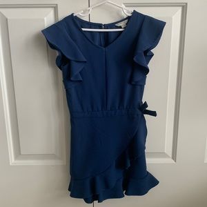 Habitual Girl Navy Romper
